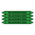 Značení potrubí, splachovací voda,4 ks, 250 × 26 mm